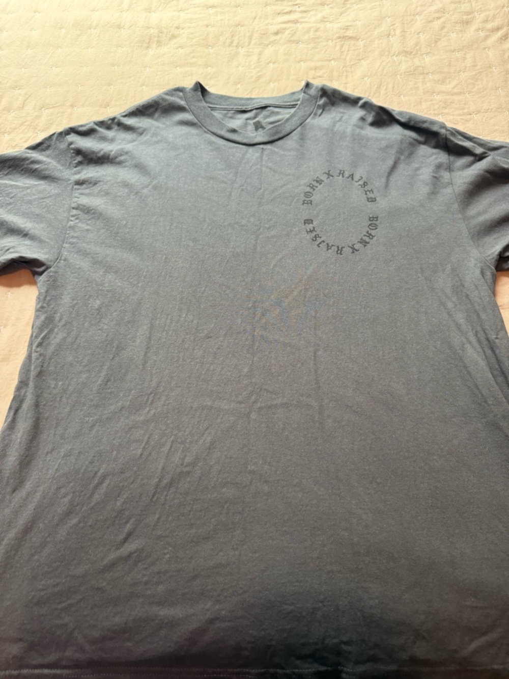 BORN X RAISED Short-Sleeve Crew Tee - Gray